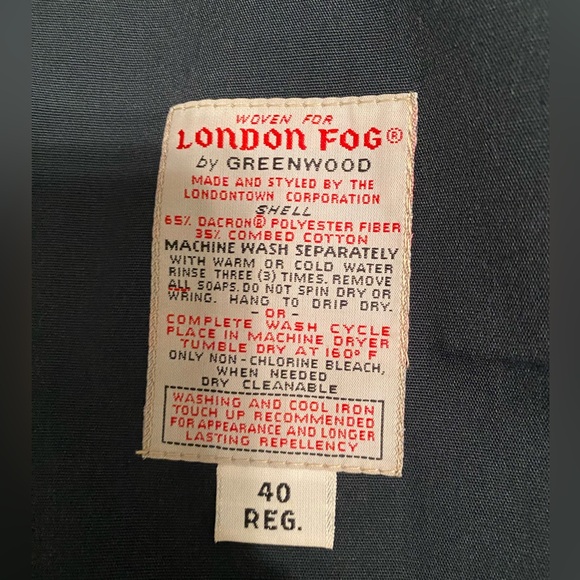 LONDON FOG Men's Iconic Double Breasted Trench Coat with Zip-Out Liner - Picture 7 of 10